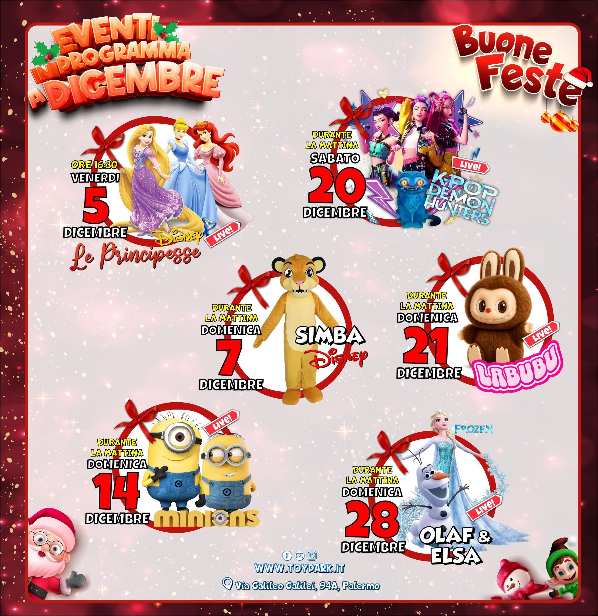 Dicembre al Toy Park è MAGIA PURA!, parco divertimenti Toy Park Palermo