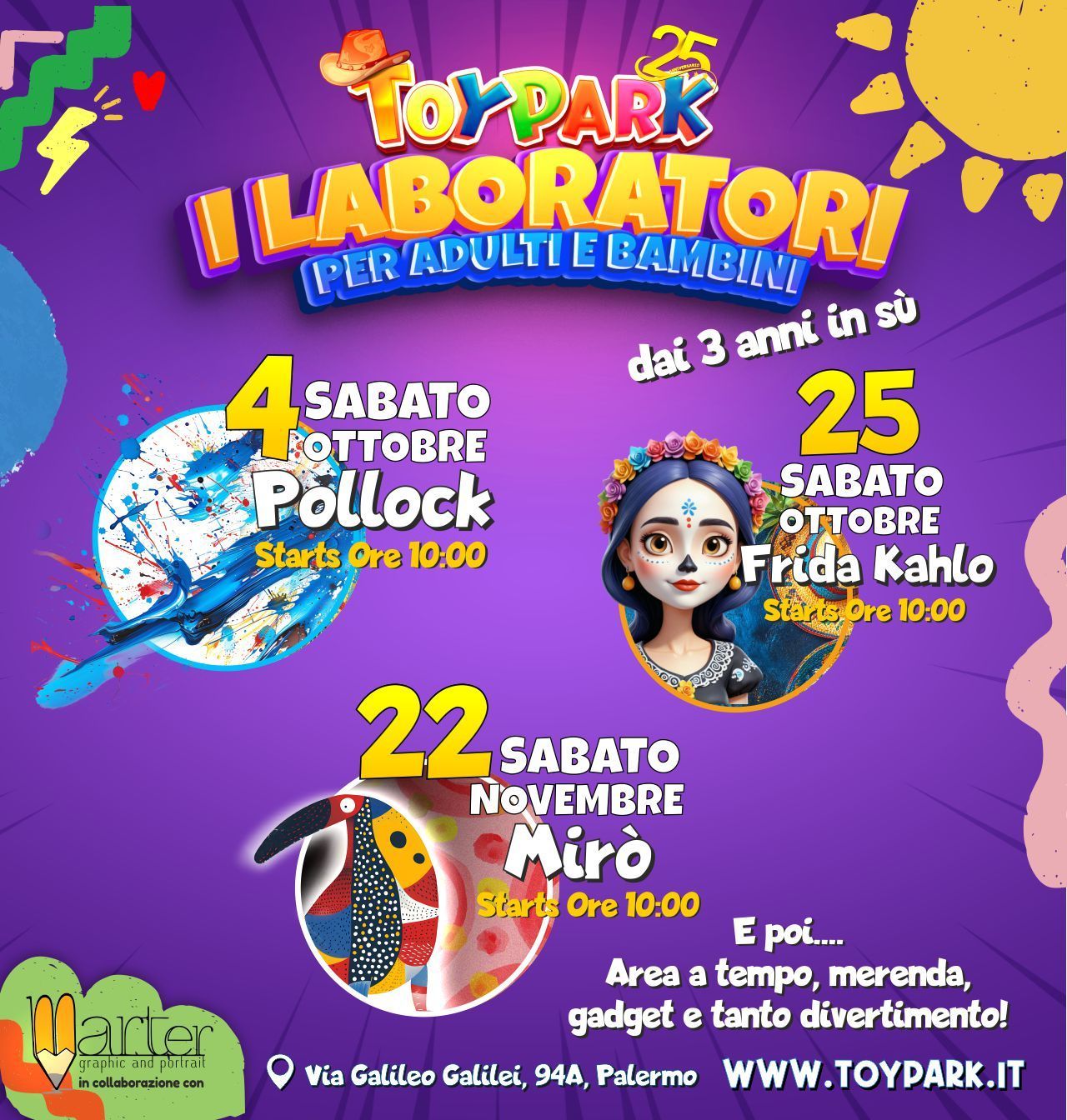 I Laboratori del Toy Park, parco divertimenti Toy Park Palermo