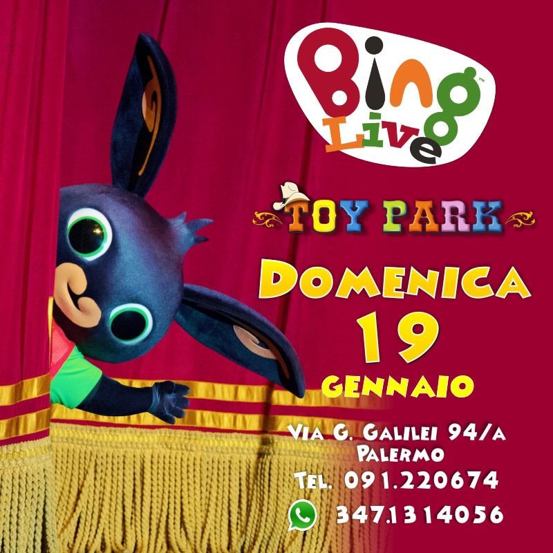 Bing Live, parco divertimenti Toy Park Palermo