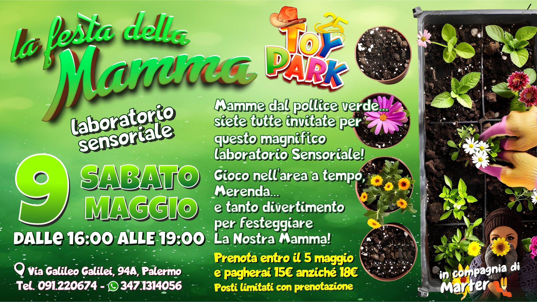 La Festa della Mamma si festeggia così… al Toy Park!, parco divertimenti Toy Park Palermo