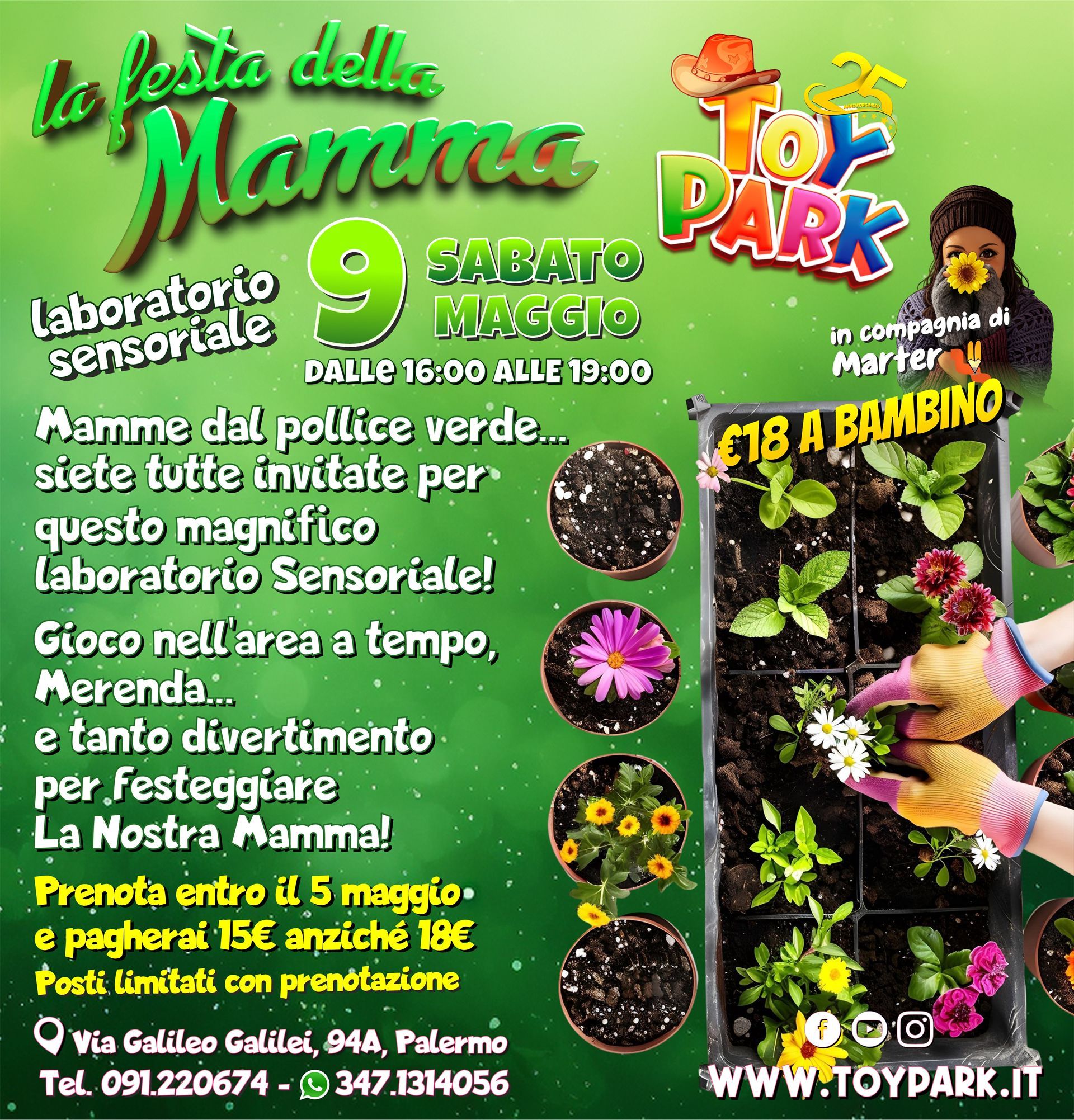 La Festa della Mamma si festeggia così… al Toy Park!, parco divertimenti Toy Park Palermo