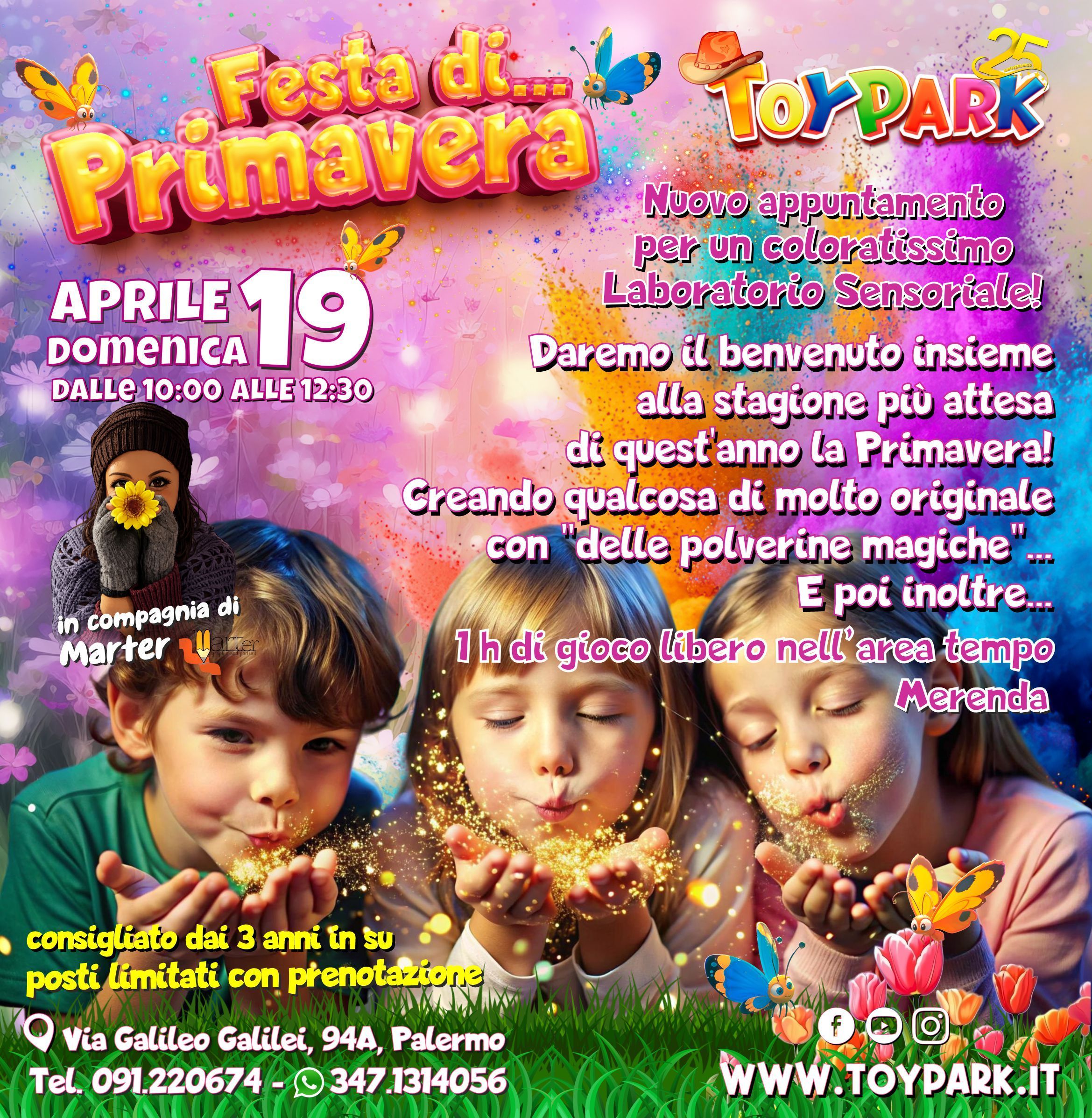 La nostra festa di Primavera, parco divertimenti Toy Park Palermo