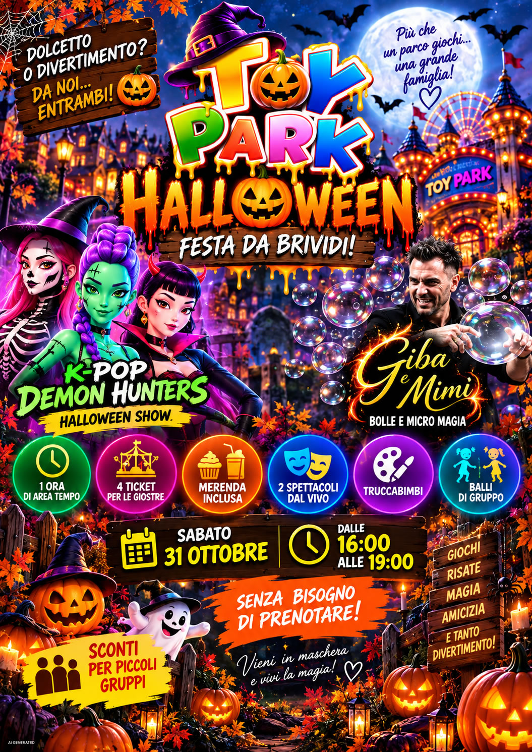 Festa di Halloween 2026 per bambini a Palermo